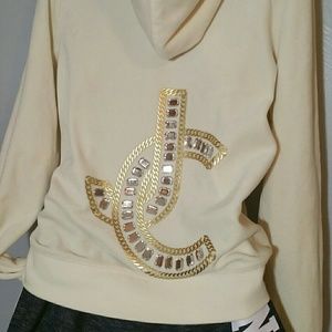 Juicy Couture white velour jacket